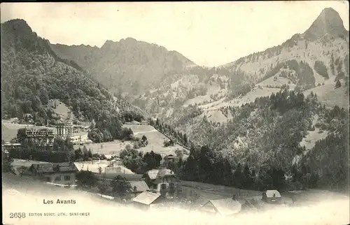 Les Avants Panorama Kat. Les Avants