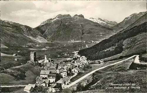 Hospental Andermatt Oberalp Kat. Hospental