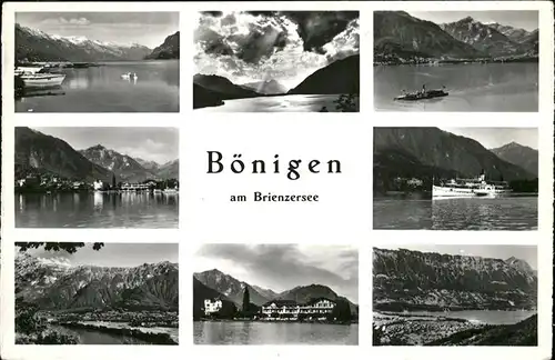 Boenigen Interlaken Brienzersee Kat. Boenigen Interlaken