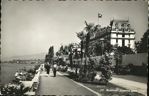 Montreux VD Quai Hotel Eden / Montreux /Bz. Vevey