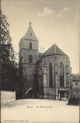 Basel St. Albankirche Kat. Basel