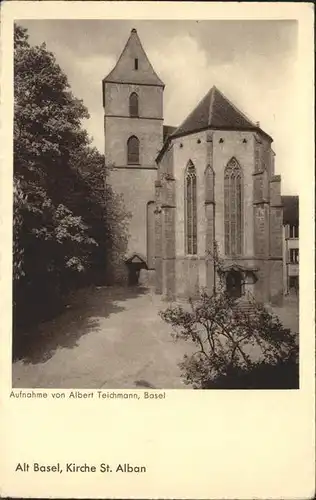 Basel St. Alban-Kirche Kat. Basel