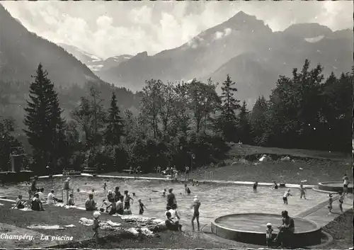 Champery Schwimmbad Kat. Champery