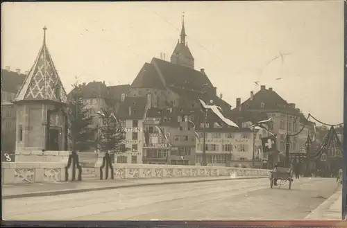 Basel Rheinbruecke Kat. Basel