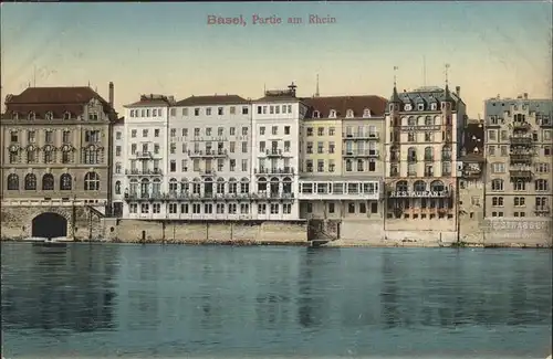 Basel Rhein Kat. Basel