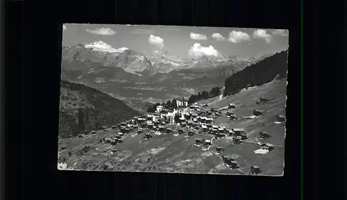 St Luc Panorama Anniviers Wildhorn Kat. St Luc