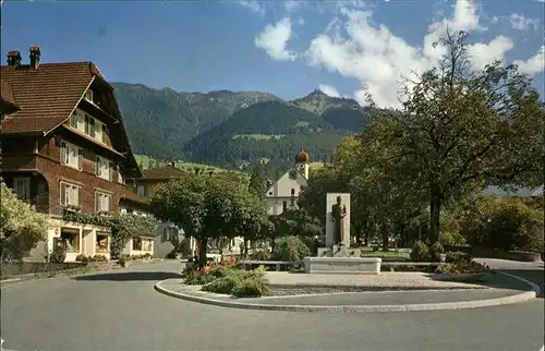 Sachseln Bruderklausenbrunnen Kat. Sachseln