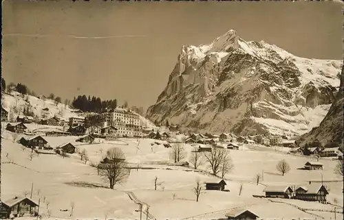 hw02177 Grindelwald Wetterhorn Kategorie. Grindelwald Alte Ansichtskarten