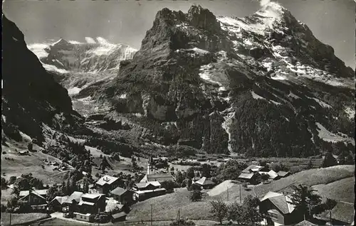 hw02336 Grindelwald Fiescherhoerner Eiger Kategorie. Grindelwald Alte Ansichtskarten