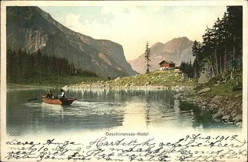 Oeschinensee Hotel Boot Kat. Oeschinenhorn