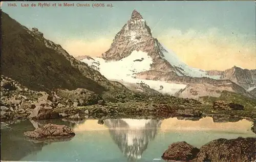 Mont Cervin Lac Ryffel