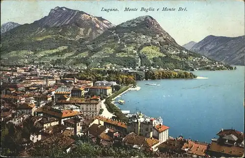 Lugano Monte Boglia Monte Bre Schiff Kat. Lugano