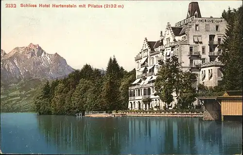 Hertenstein LU Schloss Hotel Pilatus Kat. Hertenstein LU