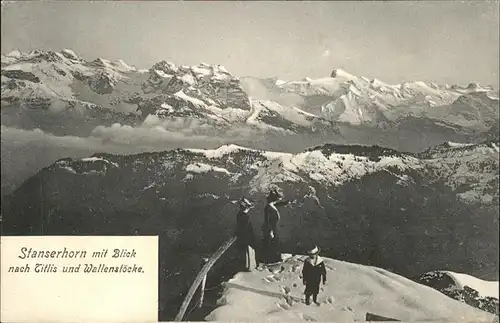 Stanserhorn Titlis Wallenstoecke Kat. Stanserhorn