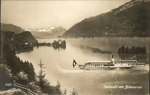 Iseltwald Brienzersee Schiff  Kat. Iseltwald