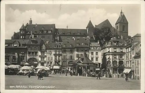 Basel Barfuesslerplatz  Kat. Basel