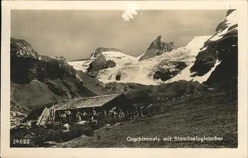 Oeschinen Alp Bluemlisalpgletscher Kat. Oeschinenhorn