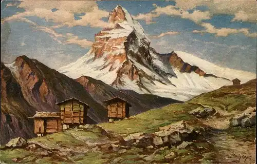 hw02931 Matterhorn VS  Kategorie. Matterhorn Alte Ansichtskarten