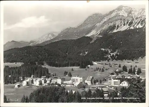 Lenzerheide Chur Rothornkette Kat. Lenzerheide