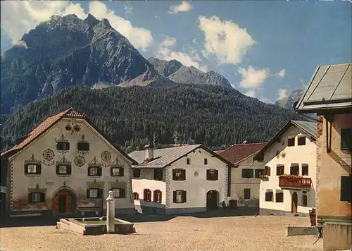 Scuol Alpine Heilbad Brunnen Kat. Scuol