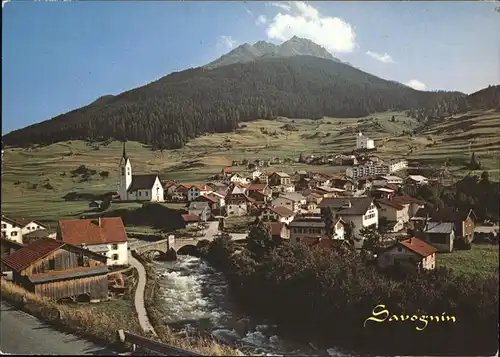 Savognin Bruecke Kat. Savognin