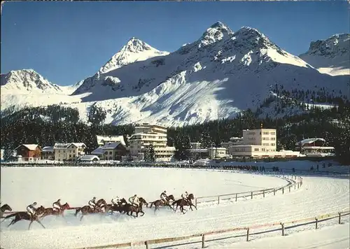 Arosa Winterpferderennen Obersee Kat. Arosa