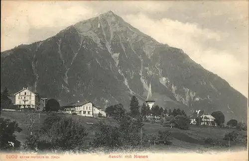 Aeschi Spiez Niesen Kat. Aeschi Spiez