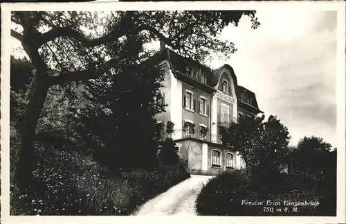 Langenbruck Pension Erica Kat. Langenbruck