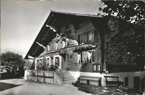 Aeschi Spiez Gasthaus Sternen Kat. Aeschi Spiez