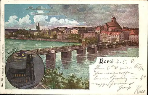 Basel BS Luise Ruedisuehli Bruecke 