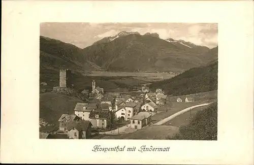 Hospental Andermatt Kat. Hospental