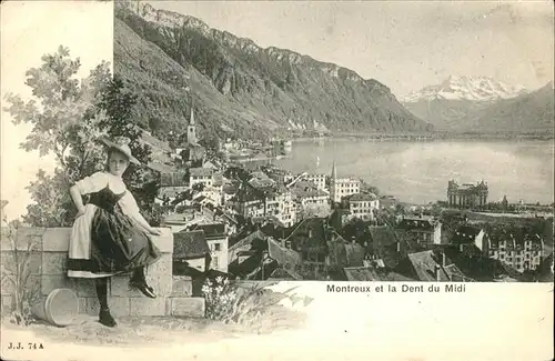 Montreux VD Dent du Midi / Montreux /Bz. Vevey