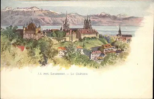 Lausanne VD Chateau / Lausanne /Bz. Lausanne City