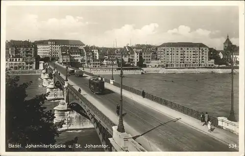 Basel BS Johanniterbruecke St Johanntor Strassenbahn