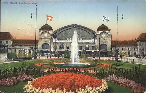 Basel BS Bundesbahnhof Springbrunnen