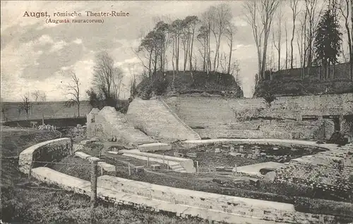 Augst Roemische Theater ruine Kat. Augst