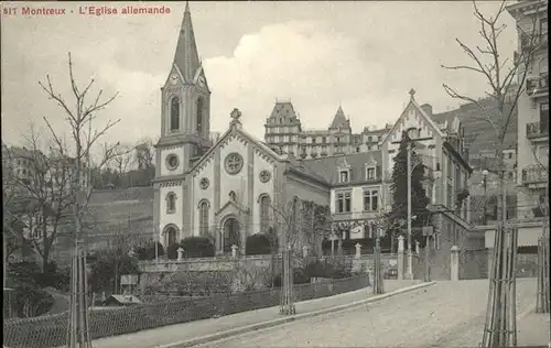 Montreux VD Eglise Allemande / Montreux /Bz. Vevey