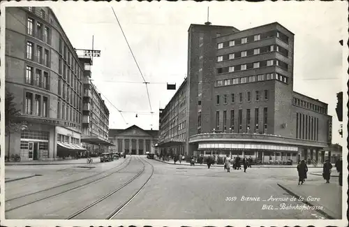 Bienne Biel Avenue de la Gare  / Bienne /Bz. Biel City