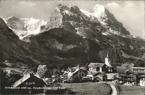 hw03990 Grindelwald Fiescherhoerner Eiger Kategorie. Grindelwald Alte Ansichtskarten