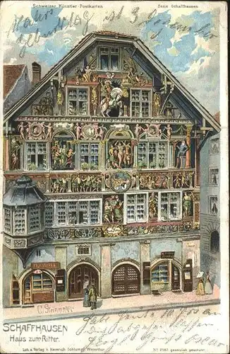 Schaffhausen Haus zum Ritter Kat. Schaffhausen