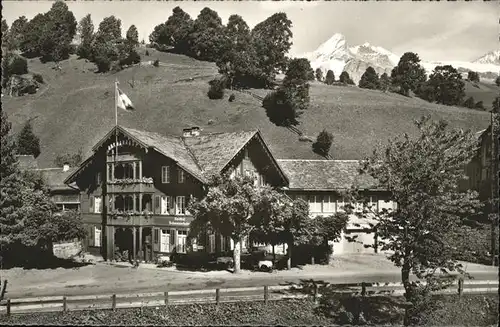 hw04091 Grindelwald Hotel Pension Schweizerheim  Kategorie. Grindelwald Alte Ansichtskarten