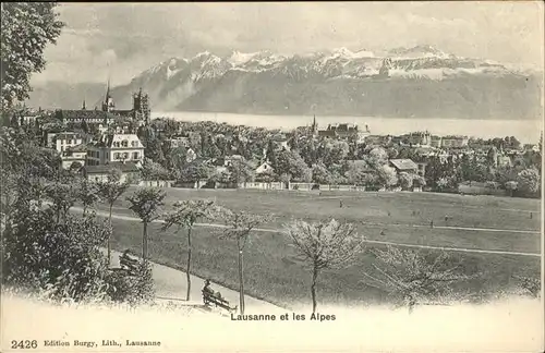 Lausanne VD Alpes / Lausanne /Bz. Lausanne City