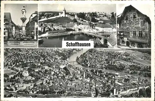 Schaffhausen SH Castel Brunnen Panorama