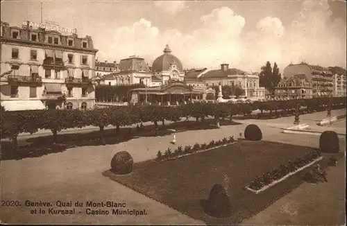 Geneve GE Genf Quai du Mont-Blanc Kursaal Casino