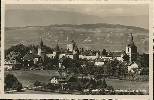 Morat Murten Tours, remparts / Murten /Bz. See/Lac