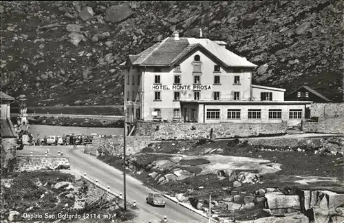 San Gottardo Ospizio San Gottardo 2114 m. Hotel Monte Prosa Kat. San Gottardo