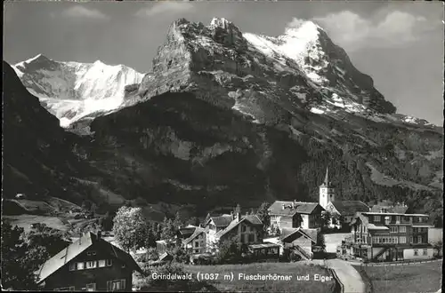 hw04393 Grindelwald Fiescherhoerner, Eiger Kategorie. Grindelwald Alte Ansichtskarten