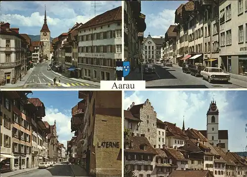 Aarau Stadt Wappen Laterne Kat. Aarau