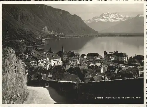 Montreux VD les Dents du Midi / Montreux /Bz. Vevey