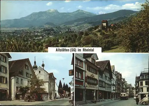 Altstaetten SG Rheintal Strassenbahn Kat. Altstaetten